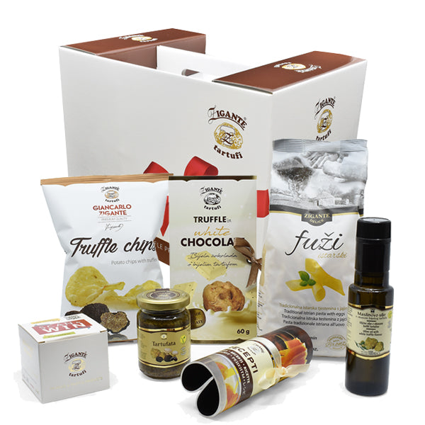 Gift packs WELCOME DEGUSTATION SET - Zigante Tartufi Online Shop, Truffle Shop, Truffle Products